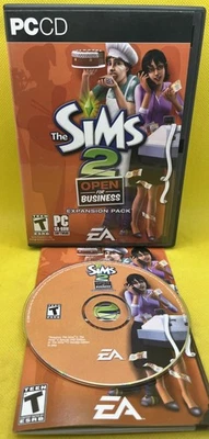The Sims 2: Open for Business (PC CD-ROM, 2006 w/ Manual & CD Key, Works Great) - Image 1 of 4