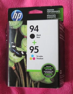 Original HP 94 SCHWARZ & HP95 DREIFARBIGE Patrone NEU VERSIEGELT Ablaufdatum Nov/2016 - Bild 1 von 4