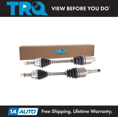 TRQ Front CV Axle Shaft Set Fits 2013-2019 Buick Encore 2013-2021 Chevrolet Trax - Image 1 of 4
