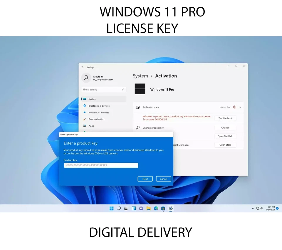 Windows 11 pro - 32/64 bit - Activation - Image 1 of 1