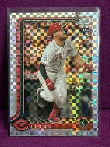 2025 Topps Chrome - Blake Dunn #161 X-Fractor (RC) | Reds - Picture 1 of 2