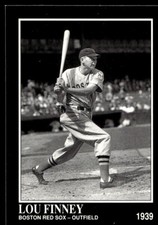 1992 Conlon Collection TSN 512 Lou Finney   Boston Red Sox  Baseball Card