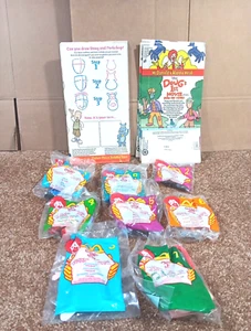 1999 MCDONALDS DOUGS 1ST MOVIE HAPPY MEAL TOYS AND BAGS - Picture 1 of 21