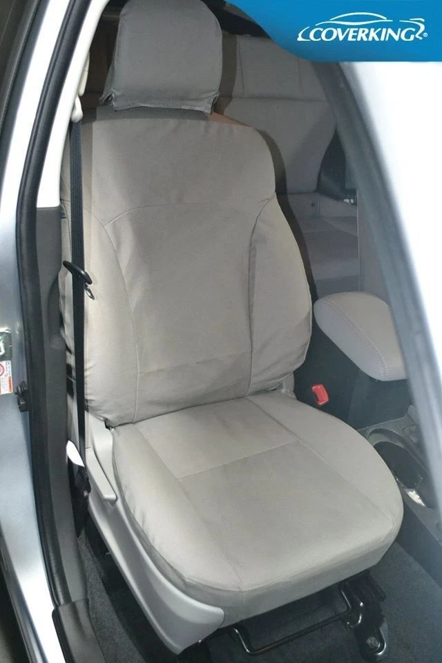 Coverking Polycotton Drill Front Custom Seat Covers for Ford Escape - Image 1 of 4
