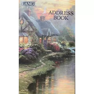 A QUIET EVENING Taschenadressbuch mit Ärmel von LANG / Künstler Thomas Kincade NEU - Bild 1 von 3