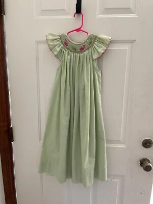 AMANDA REMEMBERED  Smocked Bishop  Dress Girls size 6X - Image 1 of 4