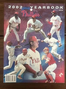 2002 PHILADELPHIA PHILLIES Official Team Yearbook Magazine - Picture 1 of 2
