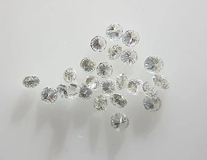 1.9mm 20pc VS Clarity F Color Natural Loose Brilliant Cut Diamond Round Setting - Picture 1 of 2