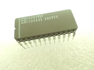 N82S191F ORIGINAL SIGNETICS 6K-BIT TTL BIPOLAR PROM 2048 x8 CERAMIC 82S191 24PIN - Picture 1 of 3