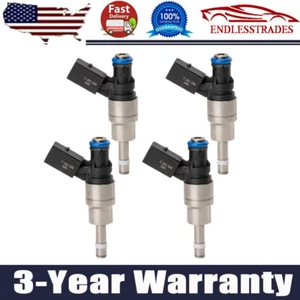 Set of 4 Fuel Injectors For VW EOS Golf Jetta Audi A3 A4 TT 2.0T I4 06F906036A - Picture 1 of 15