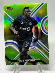 2022 Finest MLS Base Neon GreenVictor Wanyama /99 CF Montréal #5 - Picture 1 of 2