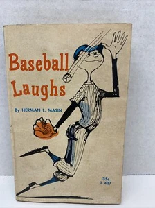 VTG Baseball Laughs By Herman L. Masin 1964 Paperback T 427 Humor - Picture 1 of 4