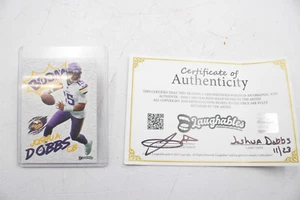 Joshua Dobbs | Vikings |Limited Custom Art Football Laughables Card w/ COA - Picture 1 of 2