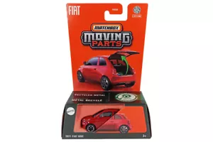 Matchbox FWD28-JBW93 FIAT 500e rosso 2021 Moving Parts 2025 scala 1:64 circa - Foto 1 di 1