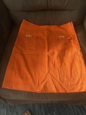 Orange Skirtin’Around Skirt NWT Gorgeous Size 6 - Image 1 of 4