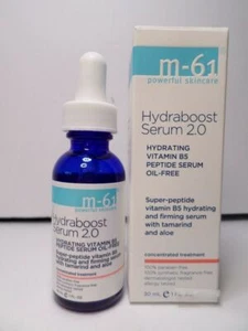 M-61 Hydraboost Serum 2.0 Hydrating B5 Peptide Serum- Oil Free 1oz NIB - Picture 1 of 1
