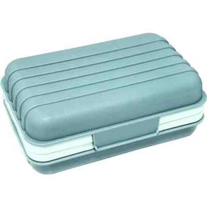 Leakproof Travel Soap Dish with Lid Draining Soap Bar Holder Portable Draining - Picture 1 of 5