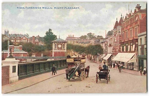 Tunbridge Wells Mount Pleasant Kent - Pre WWI Celesque Postcard X07 - Picture 1 of 3