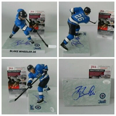 Blake Wheeler Signed Winnipeg Jets Imports Dragon McFarlane JSA COA CLEARANCE!! - Image 1 of 4