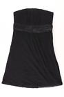 s.Oliver Bandeaukleid Kleid für Damen Gr. 36, S Ärmellos schwarz aus Baumwolle