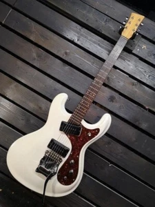 Morales ZES-300 Mosrite Type Japan Vintage Electric Guitar White G1G22652 60s - Picture 1 of 12