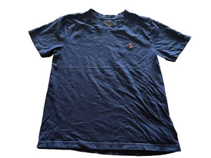 Polo Ralph Lauren Boys' Navy Cotton V Neck Tee Shirt S/P (8) - Picture 1 of 4