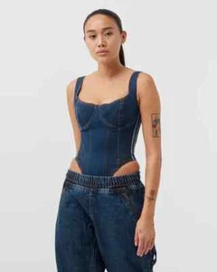 Adidas X Ivy Park Rodeo Denim Body Mujer Talla UK 14 H617064 - Imagen 1 de 12