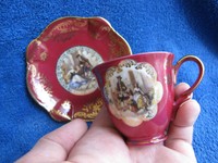 Germany Bavaria tea pair cup saucer plate coffe Vintage German pottery