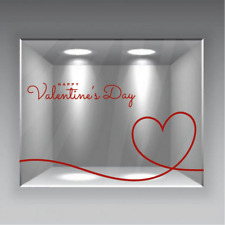 vetrofania adesivi san valentino love amore cuori frase b1035