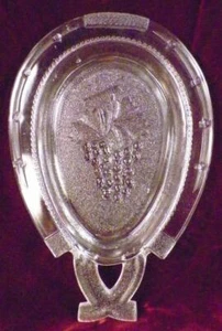 Imperial Concord Paul Revere Horseshoe Bowl Nappy Pickle Dish Clear Glass - Picture 1 of 8