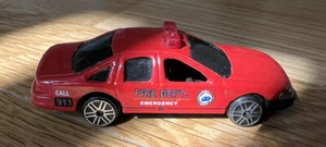 Red Fire Department Police Motor Car Undbranded Made In China - Picture 1 of 2