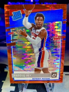 2020-21 Saddiq Bey Panini Donruss Optic Red Pulsar Prizm Rated Rookie #169 - Picture 1 of 2
