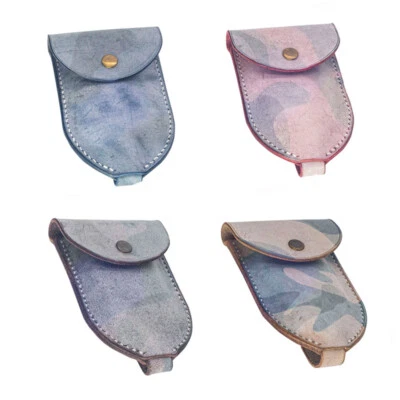 Handmade Camouflage Foggy wax Leather Craft Multifunction Car Key Case Bag - Image 1 of 4