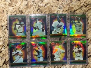 1994 Topps Finest Baseball Refractor 8 Card Lot - Picture 1 of 2