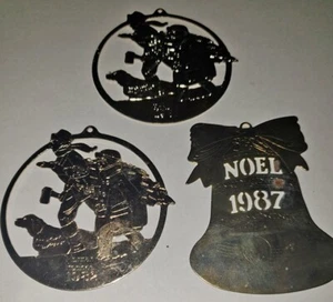 vintage mcdonalds christmas ornaments, 1982 and 1987 - Picture 1 of 1