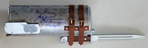 MICHAEL ROOKER SIGNED THE WALKING DEAD MERLE KNIFE HAND REPLICA PROP +JSA COA Cover