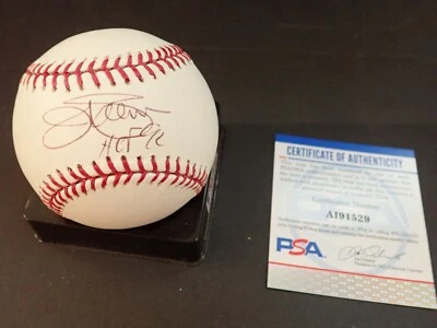 JIM PALMER HOF SIGNED BASEBALL PSA CERT #AI91529 - Image 1 of 4