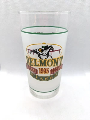 Vintage Belmont Stakes 127th Running 1995 12 Oz Glass By Libbey - Image 1 of 4