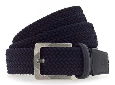 MUSTANG cinturón Woven Belt W130 Nightblue - Imagen 1 de 2