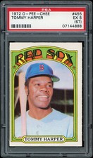 1972 O-Pee-Chee #455 Tommy Harper PSA 5 (ST) Boston Red Sox