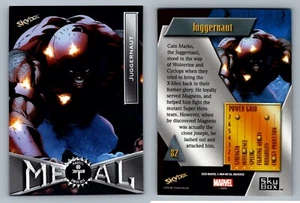 JUGGERNAUT #82 - 2020 Marvel X-Men Metal Universe Black Epack Exclusive - Picture 1 of 1