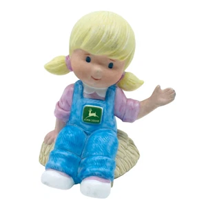 John Deere You're a Real Deere Porcelain Girl Figurine 1999 #706388 - Picture 1 of 6
