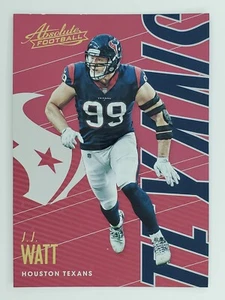 J.J WATT 2018 Panini Absolute Houston Texans #41 - Picture 1 of 2