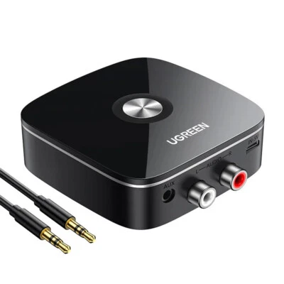 Ugreen 3.5mm RCA Bluetooth 5.3 Receiver Adapter Wireless Music TV Car - Image 1 of 4