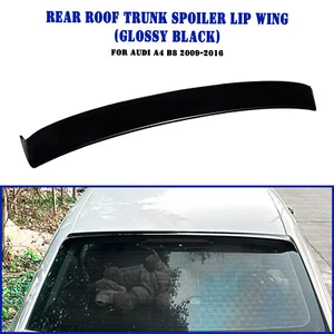 Kofferraum Spoiler Heckflügel Flügel Für Audi A4 S4 B8 2009-2016 2010 Schwarz - Bild 1 von 10