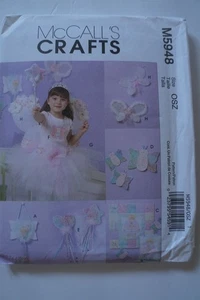 McCalls 5948 Accesorios Infantiles Varita Falda Cartera Decoración Costura Patrón - Imagen 1 de 2