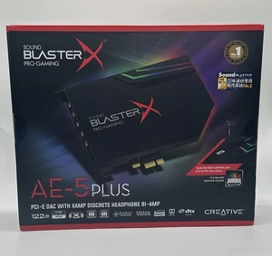 Carte son gaming CREATIVE Sound Blaster PCIe Dolby Digital et DTS AE-5 Plus - Photo 1/3