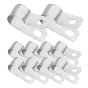 20 Pcs R-förmiger Drahtclip Schnurbefestigungsclip Drahtbefestigungsclips - Afbeelding 1 van 12
