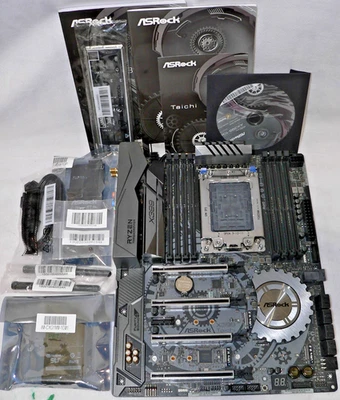 Placa madre Asrock X399 Taichi Socket TR4 DDR4 M.2 U.2 WiFi BT USB 3.1 tipo C Foto 1 de 4