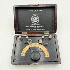 Mengel M.R. 101 Crystal Radio Receiver Set im Holzkoffer - Bild 1 von 14